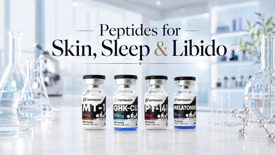 Peptidi za kožo, spanec in libido: popoln vodnik po kategoriji