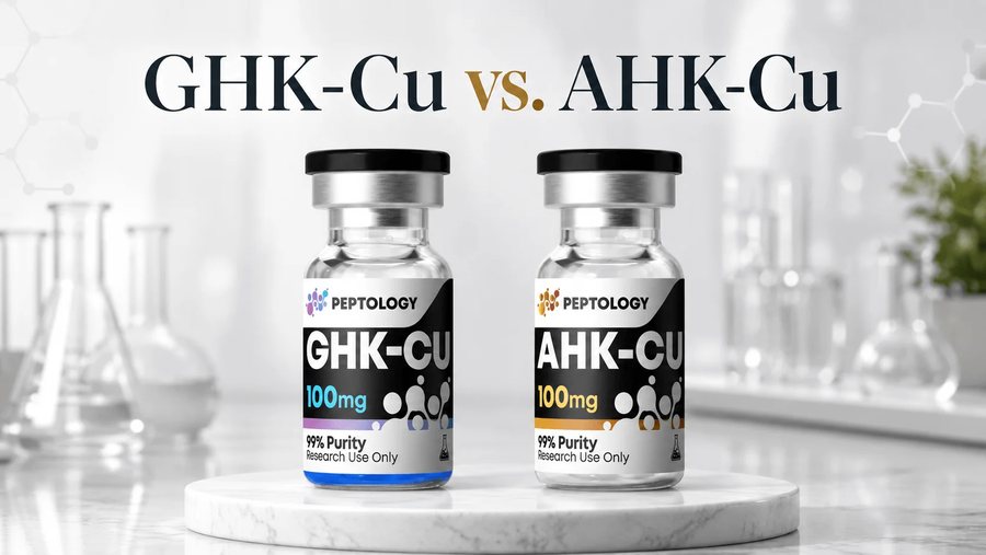GHK-Cu in AHK-Cu: kakšna je razlika med dvema bakrovima tripeptidoma