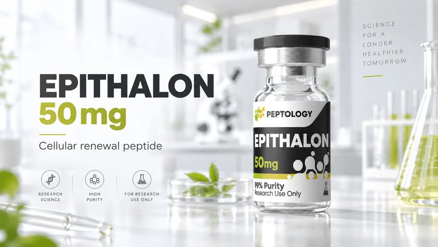 Epithalon 50 mg – Celična obnova, aktivacija telomeraze in uravnavanje biološke ure